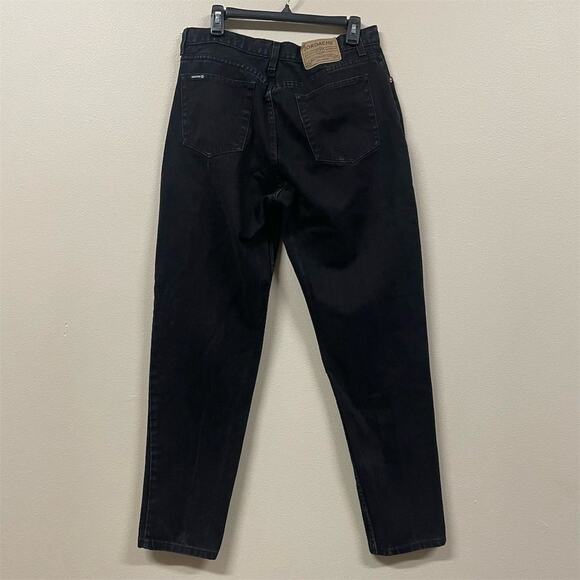 Jordache Women's Vintage Black Denim Tapered Jeans Size 17/18 Retro 1970s - Picture 5 of 9